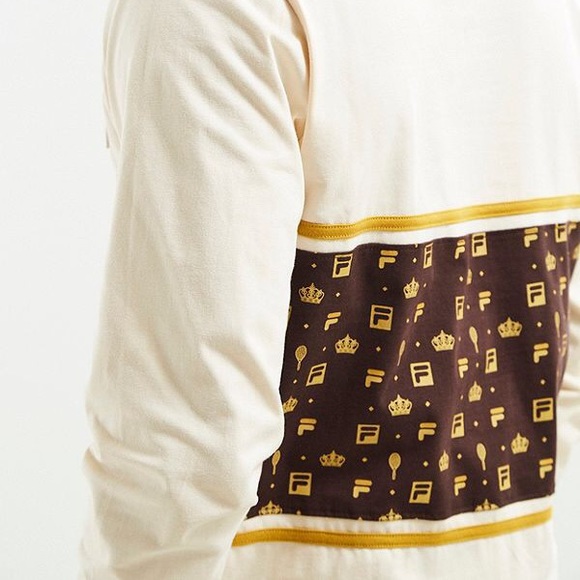 FILA MONOGRAM LONG SLEEVE POLO - Picture 3 of 4